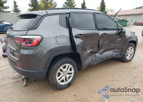 2018 Jeep Compass Sport z USA, uszkodzony, nr VIN 3C4NJCAB1JT123198